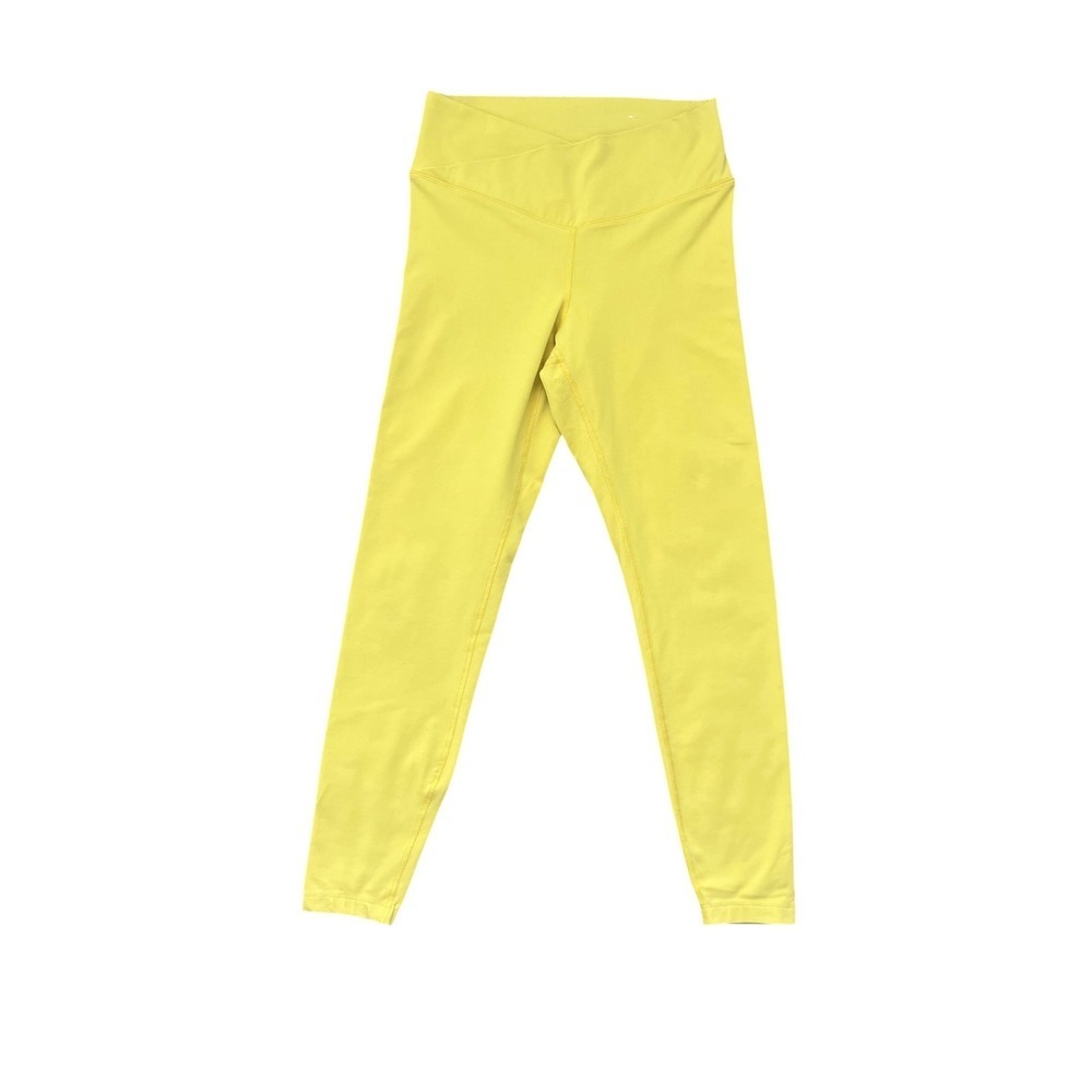 Old Navy Active PowerChill Extra High-Rise Crossover Leggings Yellow S (0859)